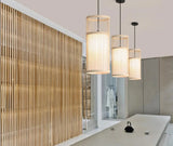 Bamboo Modern Hand Woven Bamboo Art Chandelier Bamboo Lantern Chandelier Bedroom Dining Room Lamp Japanese Pendants Lights