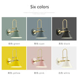 Modern Wall Lamp Industrial Iron Wall Lamps For Living Room Bedroom Nordic Bedside Wall Light E27 Bathroom Fixtures Mirror Light