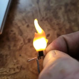 DC 3V–5V LED COB Flame Filament Diodes (1–100 PCS Wholesale) - Warm White 2200K Candle Flickering Light for DIY Christmas & Party Decor