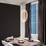 Pendant light LED Round clear glass light fixture Hotel Hall Living room lamp Restaurant designer pendent light