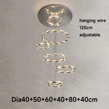 Chrome Modern Crystal Chandelier - Luxury LED Hanging Light for Living Room