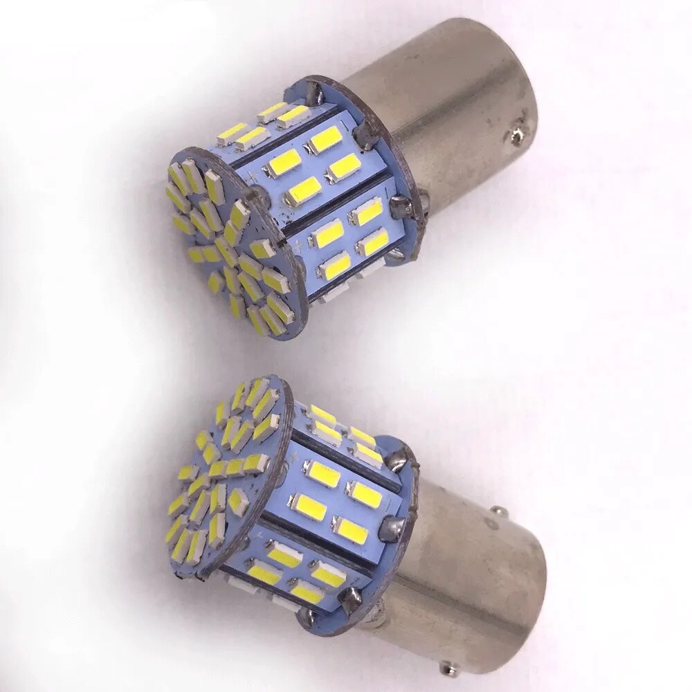 100pcs BA15S 1156  50 SMD 3014 P21/5W BA15D 1157  Led 12V Car Brake Light Turn Signals Rear Parking Reverse Lamp