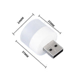 USB Plug Lamp Computer Mobile Power Rechargeable Lamp Book Light LED Eye Protection Reading Light Small Light Night Light