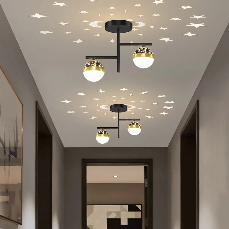 LED Ceiling Aisle Chandelier For Corridor Lights Foyer Hallway Gallery Bedroom Restaurant Office Loft Indoor Lighting