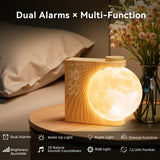 Sunrise Alarm Clocks for Heavy Sleepers,Night Lamp Clocks for Bedrooms with Moon Light,10 Light Effects,30/60/90 Timer,10 Sleep