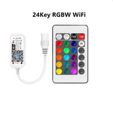 Magic Home DC5V 12V 24V Bluetooth-compatible Wireless WiFi Controller,RGB/RGBW IR RF LED Controller for WS2811 WS2812 Led Strip