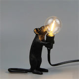 Modern Resin Animal Table Lamp - Mouse, Cat & Squirrel LED Night Light