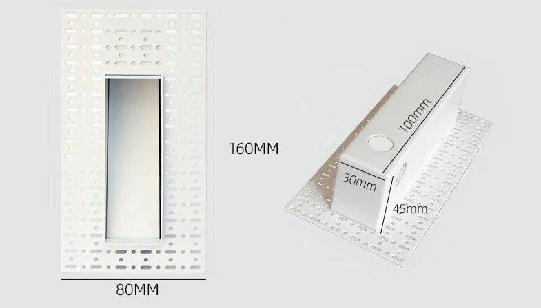 Motion Detect LED Wall Lamp Frameless 3W Step StairCase Recessed Lighting For Home Channel Corridor Hotel Indoor Night Footlight