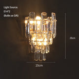LED Luxury Light Fixture Lustre Crystal Ceiling Chandeliers Hanging Lamps Modern Decor High-end Home Appliance for Dining Room
