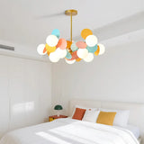 Pendant Lamp Glass Ball Ceiling Hanging Light Suspension for Bedroom Dining Living Room Kitchen