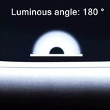 3mm Ultrafine COB LED Strip Light (5m, 400 LEDs/m) - 12V/24V Dimmable Flexible High-Density Tape for TV & Room Accent