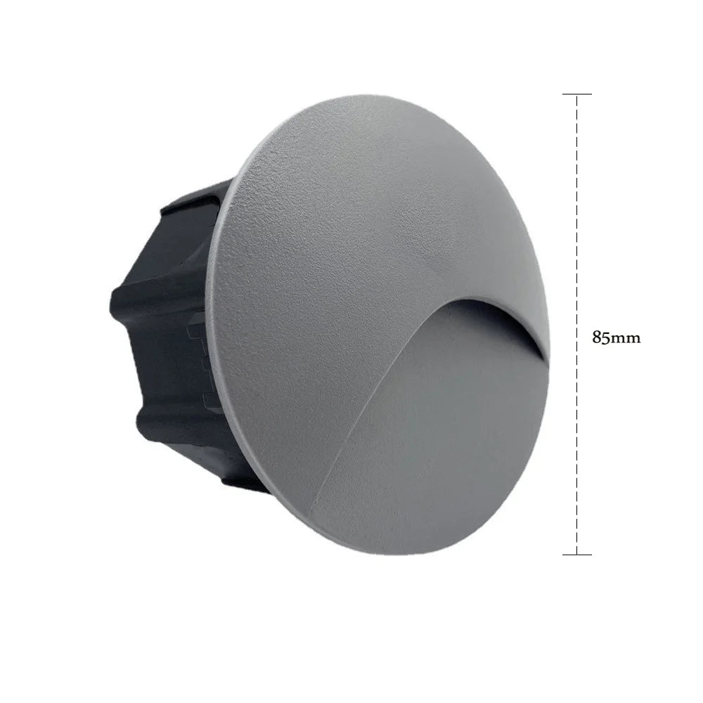 Outdoor Led Stair&amp;Step Light 3W Waterproof Recessed Wall Corner Lamp For Home Landscape Pathway Stairway Garden Yard Footlight