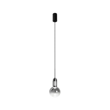 Modern Glass Pendant Light with Knob Switch - Bedside Hanging Night Light