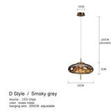 Nordic Glass Ball bedroom chandeliers for Dining Room kitchen fixture pendant lights Restaurant art Decor amber Hanging Lamp