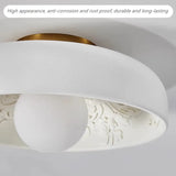 French Cream Wind Ceiling Lamp Balcony Cloakroom Porch LED Ceiling Light Simple Modern Bedroom Corridor Hanging Lighting Fixture