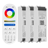 WiFi 5 IN 1 LED Controller Tuya APP Alexa Google Home Voice Control RGB RGBW CCT Led Strip Dimmer Bluetooth APP RF Remote