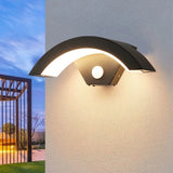 Creative LED Outdoor Moon Wall Lamp - IP65 Waterproof Human Sensing Light
