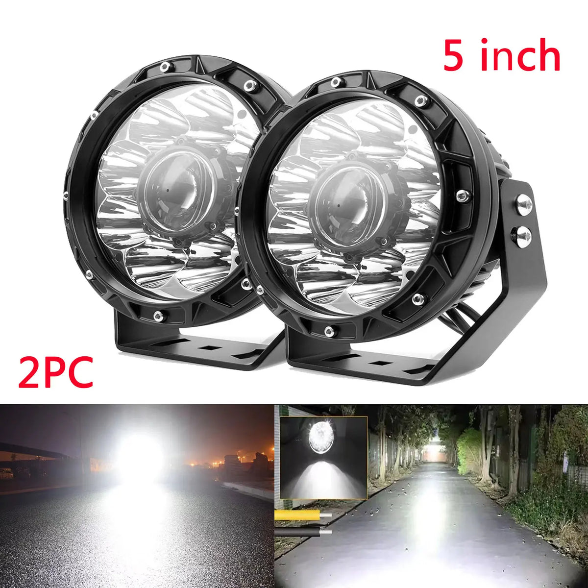 Led Spotlights For Truck Led Laser for Street Vehicles LED Search Light 12V Work Driving Off Road Boat Truck Accessories 4x4