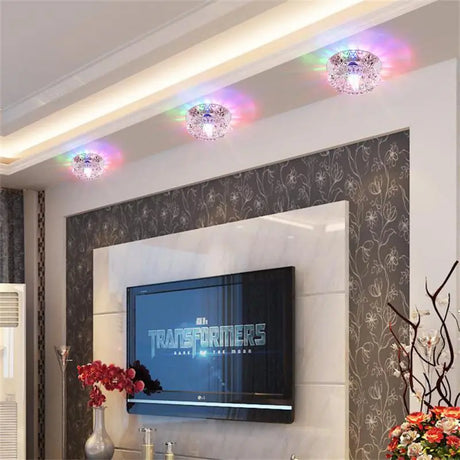 Modern Led Downlight Recessed Spot Led Ceiling Lamp Surface Mounted Colorful Spot Light For Living Room Corridor Bar KTV Party
