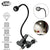 Book Reading LED Lamp Table Lights Bedside Lighting With Holder Clip Flexible Angle Adjustable 5V USB Powered Aluminum Alloy