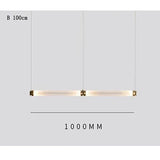 Scott Luna Chandelier Postmodern italian design lamps replica led light glass long tube lamp Bedroom Living Room bedside lamp