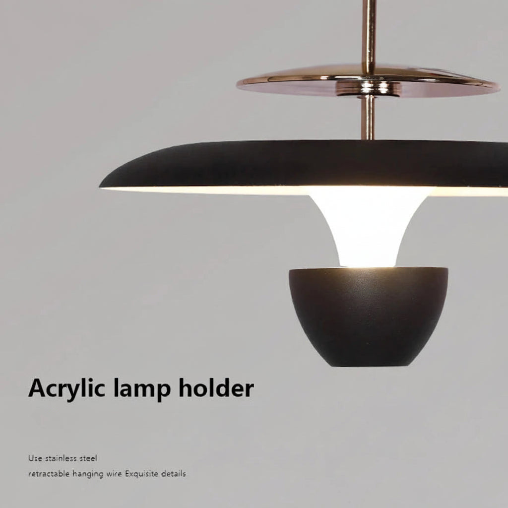 Modern Colorful LED Pendant Light Fixture - Creative Ceiling Hanging Chandelier Lamp for Kitchen Island, Dining Room, Bedroom & Hall