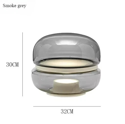Nordic Lamps and Bedroom Home Decor Desk Lamps Minimalist Glass Light Luxury Designer Cloudstone Bedside Reading Lamp LED