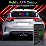 Smart Bluetooth APP LED Matrix Pixel Panel Programmable Flexible Scrolling LED Display Night Light for Car Store Hotel Bar