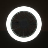 Ceiling Fan Light 18 inch With Remote Control For Bedroom Living Room 60W Switch Home Lamps Adjustable White/Warm/Cold