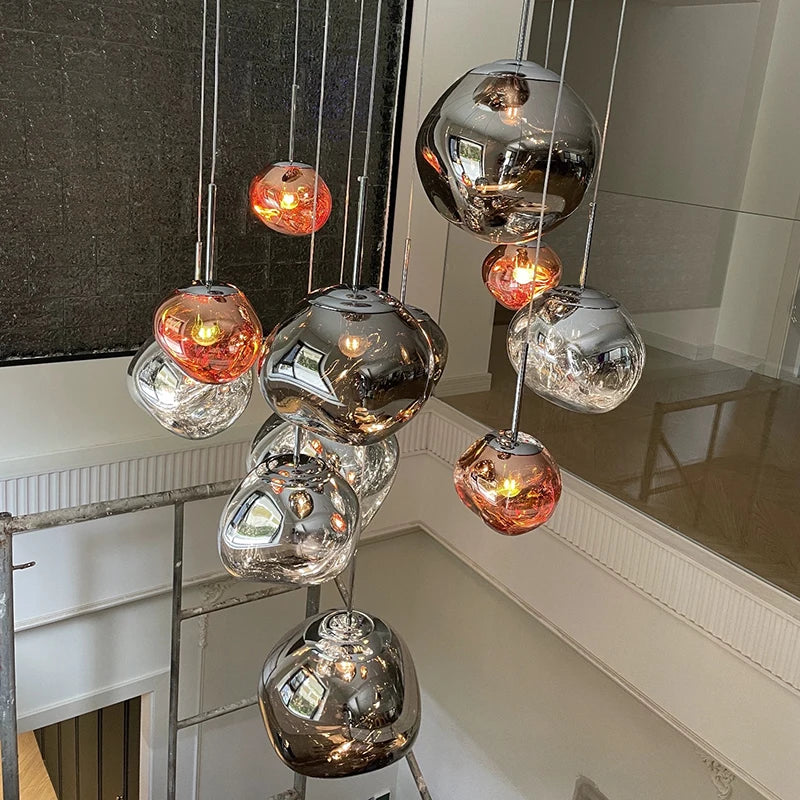 Nordic Ceiling Pendant Lamp Lava LED Pendant Light Modern Light Lighting Living Room Indoor Decor Home Fixtures Kitchen Hanging