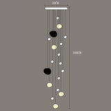 Modern Stair chandelier Pendant lights indoor lighting Ceiling lamp hanging light led Chandeliers for living room indoor lightin