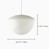 Wabi-sabi Silk LED Pendant Lamp Denmark Designer Hanging Light Living Room Hotel Restaurant Factory Direct High-End Home Decor