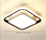 LED Chandelier Three Colors Lamp Modern Style Ceiling Lamp Bedroom Light Simple Lighting Energy 86-265V Dining Room Lamp