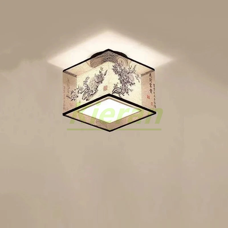 Modern Simple Lotus Bird LED Ceiling Lamp Living Room Bedroom Study Hotel KTV Bedside Ceiling Light Room Decoration Ceiling Lamp