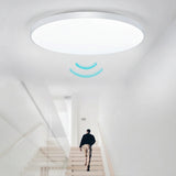 220V Radar Motion Sensor LED Ceiling Light - Cold White Flush Mount Lamp