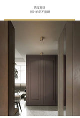 Aisilan Ceilling LED cylinder Downlight Copper brass gold with Honeycomb Anti-glare Design CRI 97 Ceiling spotlight