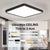 LED Ceiling Light Modern Square Lamp 2.4cm Ultra thin Ceiling Lamps Fixture with Remote Control Dimmable for Bedroom Living Room