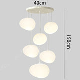 Nordic home decoration, stair chandelier, living room and dining room Pendant lights, ceiling light, indoor lighting