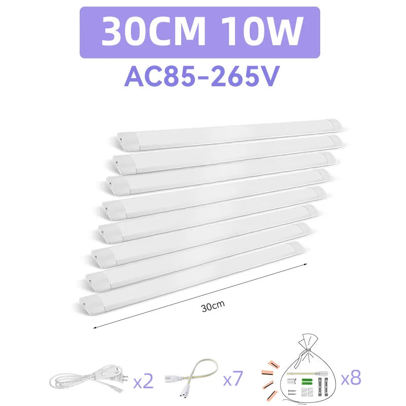 Home Indoor Light Strip High Brightness 90/120cm Tube Linear LED Tube Lamp 220v Lighting Bulb For Bedroom Kitchen Cabinet Lamps