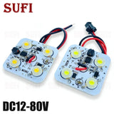 DC 12V-80V High Power LED Light Beads - 4W 12W Aluminum Base Chip
