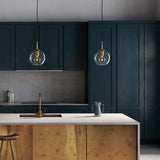 American-Style Retro Minimalist Hallway Foyer Pendant Light, Loft Industrial Style, Suitable for Restaurant, Bar, Clothing Store, Café, Single-Head Decorative Light, Light Luxury Bedside Small Pendant Lamp