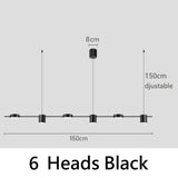 Nordic Pendant Light Hanging Lamp LED Vintage Ceiling Chandelier Remote Dimming for Kitchen Dining Living Room Study Loft Room