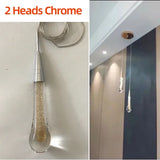 Post-Modern Crystal Glass Led Pendant Lights Hanglamp Tear Drop Light Restaurant Bar Indoor Hanging Lamp Staircase Chandelier