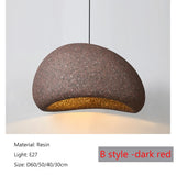 2026 Wabi-Sabi Pendant Lamp - Organic Textured Hanging Light for Dining Table