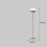 Post-modern Rose Gold Designer Floor lamp Studio Living room restaurant Kitchen table lamp Art Decors Bed Side Standing lamp