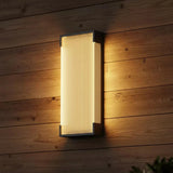 Outdoor Waterproof Stainless Steel Wall Lamp with PC Lampshade - Modern Exterior Sconce Light Fixture for Fence, Entrance & Underground Garage