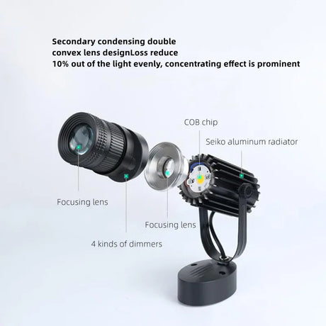 led spotlight Stage ambient light bar KTV spotlight ceiling COB downlight shop Commercial restaurant beam track light