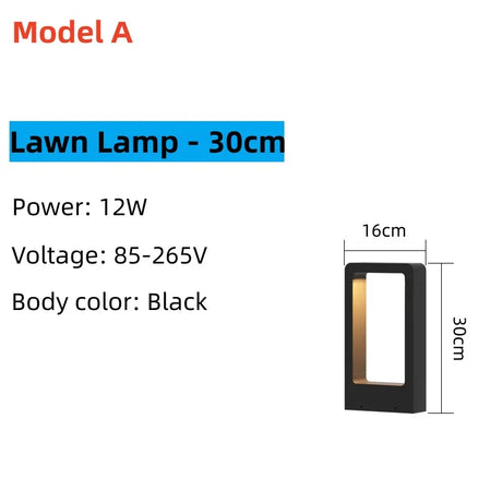 LED Lawn Lamp Landscape Lights For Garden Decoration  AC85-265V IP65 Waterproof Garden Lights Outdoor Lighting For country house