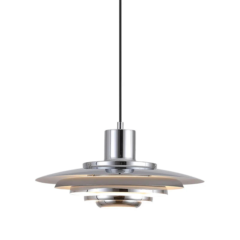 White Silver Aluminium E27 Pendant Lights Art Design For Dining Kitchen Bar Bedroom Cord Adjustable Hanglamp 110-220V