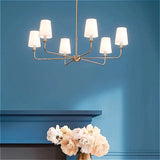 American Style LED Pendant Lamp Modern Minimalist Chandelier Kitchen Island Restaurant Bar Living Room Home Decor Factory Direct